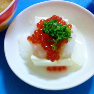おろしイクラ豆腐